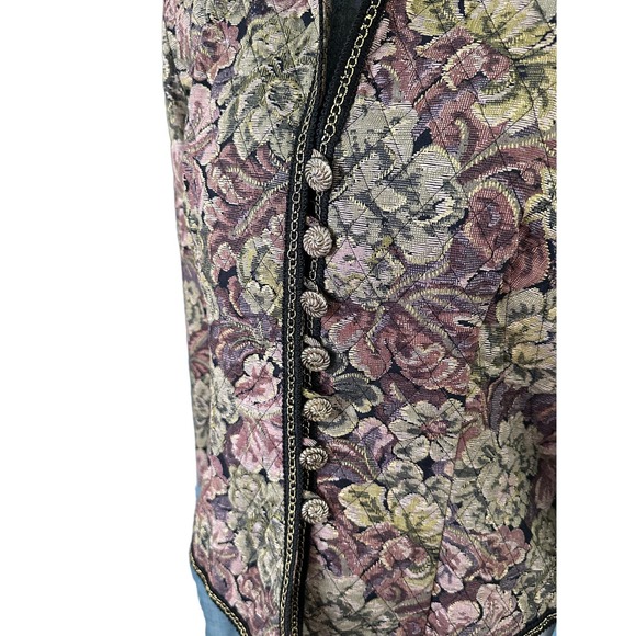 Vintage John Roberts Floral Jacket/Blazer Size M/L - Picture 2 of 6